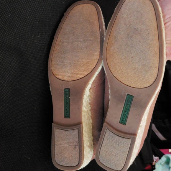 Sparkle Gold Wedge Sandal Open Toe - Picture 5 of 8